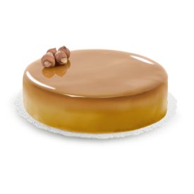 HAZELNUT MIRROR GLAZE | Rubicone | Certifications: gluten free, dairy free, vegan; Pack: box of 7 kg. - 2 buckets of 3,5 kg.; Pr