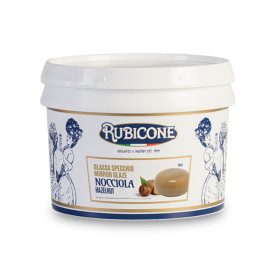 HAZELNUT MIRROR GLAZE | Rubicone | Certifications: gluten free, dairy free, vegan; Pack: box of 7 kg. - 2 buckets of 3,5 kg.; Pr