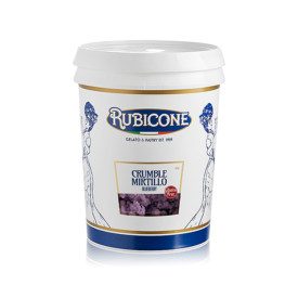 CRUMBLE CREMOSO MIRTILLO | Rubicone | Certificazioni: senza glutine; Confezione: scatola 8 kg. - 2 secchielli da 4 kg.; Tipo di 