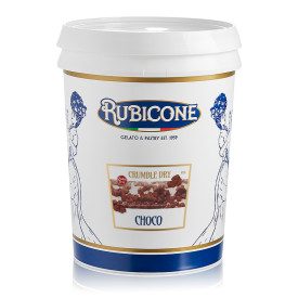 DRY CRUMBLE CHOCO | Rubicone | Certifications: gluten free; Pack: box of 8 kg. - 2 buckets of 4 kg.; Product family: crumble | C