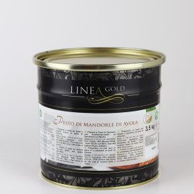 PESTO DI MANDORLE DI AVOLA - LINEA GOLD | Leagel | Certificazioni: senza glutine, vegan; Confezione: secchiello da 3,5 kg.; Tipo