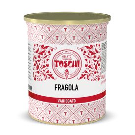 STRAWBERRY CREAM | Toschi Vignola | Certifications: vegan; Pack: box of 8 kg. - 2 cans of 8 kg.; Product family: fruit ripples |