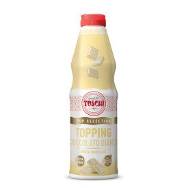 TOPPING WHITE CHOCOLATE | Toschi | Certifications: gluten free; Pack: bottles of 0.9 kg.; Product family: toppings | High qualit