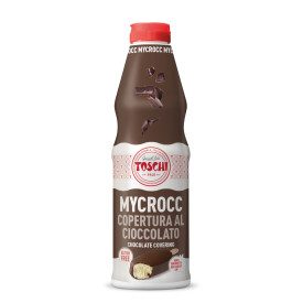 TOPPING MYCROCC CIOCCOLATO STRACCIATELLA | Toschi | Certificazioni: senza glutine; Confezione: scatola da 5,4 kg. - 6 flaconi da