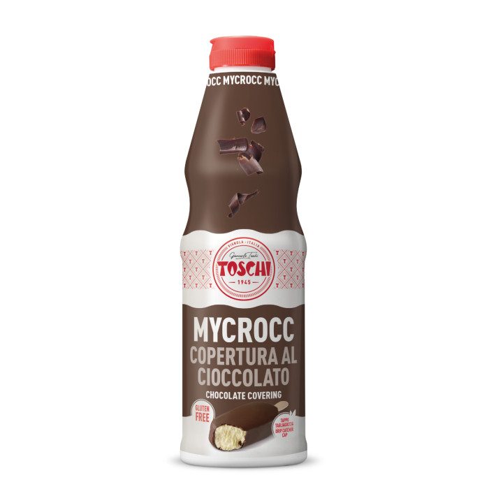 TOPPING MYCROCC CIOCCOLATO STRACCIATELLA | Toschi | Certificazioni: senza glutine; Confezione: scatola da 5,4 kg. - 6 flaconi da TOPPING MYCROCC CIOCCOLATO STRACCIATELLA | Toschi | Certificazioni: senza glutine; Confezione: scatola da 5,4 kg. - 6 flaconi da