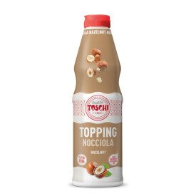 TOPPING NOCCIOLA | Toschi Vignola | Certificazioni: senza glutine; Confezione: scatola da 6 kg. - 6 flaconi da 1 kg.; Tipo di pr