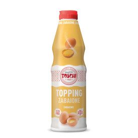 TOPPING ZABAIONE | Toschi Vignola | Certifications: gluten free; Pack: box of 6 kg. -6 bottles of 1 kg.; Product family: topping