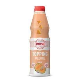 TOPPING MELONE | Toschi | Confezione: scatola da 5,4 kg. - 6 flaconi da 0,9 kg.; Tipo di prodotto: topping | Topping al melone a