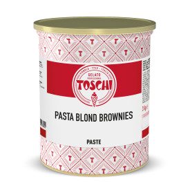 PASTA BLOND BROWNIES | Toschi | Confezione: scatola da 7 kg. - 2 lattine da 3,5 kg.; Tipo di prodotto: paste aromatizzanti | Gel