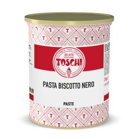 PASTA BISCOTTO NERO | Toschi | Confezione: scatola da 7 kg. - 2 lattine da 3,5 kg.; Tipo di prodotto: paste aromatizzanti | Past