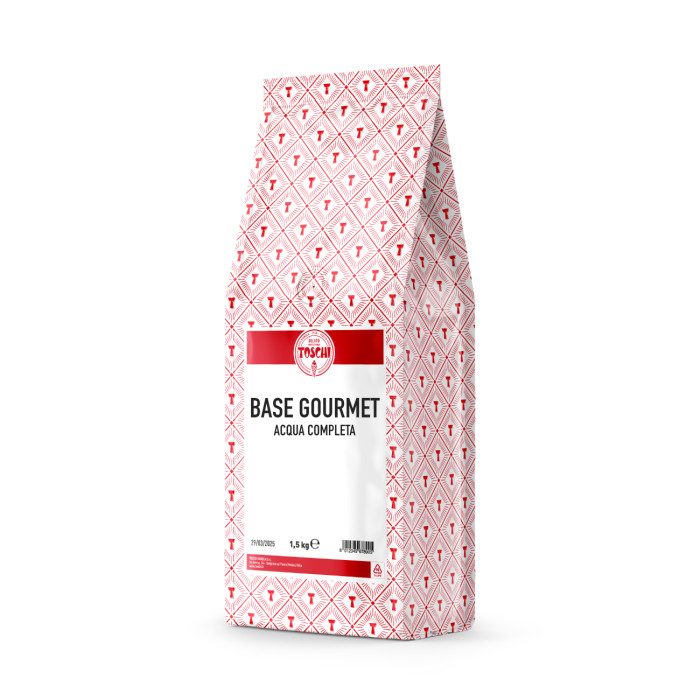 BASE GOURMET ACQUA COMPLETA | Toschi | Confezione: scatola da 12 kg. - 10 buste da 1,2 kg.; Tipo di prodotto: basi e neutri | Ba BASE GOURMET ACQUA COMPLETA | Toschi | Confezione: scatola da 12 kg. - 10 buste da 1,2 kg.; Tipo di prodotto: basi e neutri | Ba