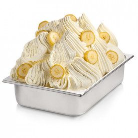 Buy online TOPPING BANANA Rubicone | box of 6 kg. -6 bottles of 1 kg. | A cream to garnish and marbling your gelato, in a handy 