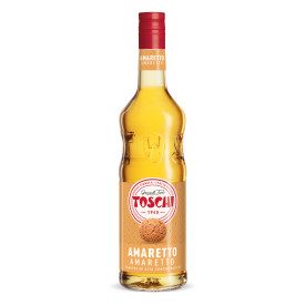 AMARETTO SYRUP | Toschi | Certifications: vegan; Pack: bottle of 1.32 kg.; Product family: syrups | High concentration syrup for