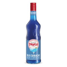 BLUE CURACAO SYRUP | Toschi | Certifications: vegan; Pack: bottle of 1.32 kg.; Product family: syrups | High concentration syrup