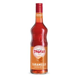 TOSCHI CARAMEL SYRUP 1,32 KG | Toschi | Certifications: vegan; Pack: bottle of 1.32 kg.; Product family: syrups | High concentra