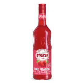 SCIROPPO PINK FRAGOLA - MILK FRIENDLY 1,32 KG. - TOSCHI | Toschi | Certificazioni: vegan; Confezione: bottiglia da 1,32 kg.; Tip