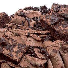 BROWNIE CREAM | Nutman | Pack: buckets of 3 kg.; Product family: cream ripples | Ripple cream to the intense flavor of chocolate