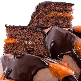 APRICOT SACHER CREAM | Nutman | Certifications: gluten free, lactose free; Pack: buckets of 3 kg.; Product family: fruit ripples