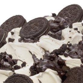 BISCONERO CREAM 3 KG. - NUTMAN | Nutman | Pack: buckets of 3 kg. | Ripple cream with dark chocolate flavour crushed biscuits and