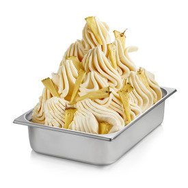 PINEAPPLE PASTE F202 | Certifications: halal, kosher, gluten free, diary free, vegan; Pack: box of 6 kg.-2 buckets of 3 kg.; Pro