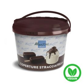 SUPERIOR DARK PLUS STRACCIATELLA COATING - MARTINI LINEA GELATO | Martini Gelato | Certifications: gluten free, vegan, hydrogena