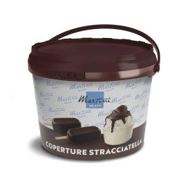 MILK STRACCIATELLA COATING - MARTINI LINEA GELATO | Martini Gelato | Certifications: gluten free, hydrogenated fat free; Pack: b