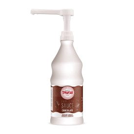 SALSA DOLCE AL CIOCCOLATO | Toschi | Certificazioni: senza glutine, senza lattosio; Confezione: scatola da 8 kg. - 4 flaconi da 