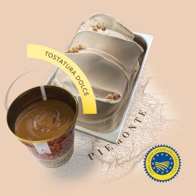 PIEDMONT HAZELNUT PASTE IGP ELENKA | Elenka | Pack: buckets of 5.5 kg.; Product family: nut pastes  | Pure hazelnut paste, light