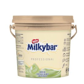 MILKYBAR GALAK - 3 KG PISTACHIO SPREADABLE CREAM FOR FILLING | Nestlé | Certifications: palm oil free, hydrogenated fat free; Pa