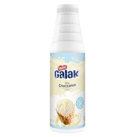 MILKYBAR GALAK CRISPY TOPPING SAUCE 950 GR WHITE CHOCOLATE | Nestlé | Certifications: gluten free, palm oil free; Pack: bottle o