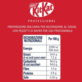 KITKAT SALSA TOPPING 1 KG | Nestlé | 8000300428650 | Confezione: flacone da 1 kg; Tipo di prodotto: topping | Salsa Topping KitK