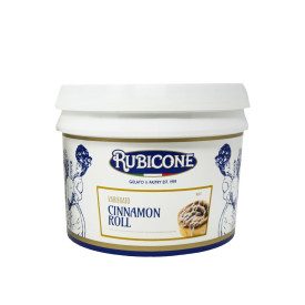 CINNAMON ROLL VARIEGATO | Rubicone | Pack: box of 6 kg. - 2 buckets of 3 kg.; Product family: cream ripples | Variegato Cinnamon