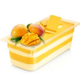 MANGO CREMINO | Rubicone | Pack: box of 10 kg. - 2 buckets of 5 kg.; Product family: cream ripples | Cremino Mango: a delicious 