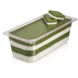 CREMINO TEA MATCHA | Rubicone | Confezione: scatola da 10 kg. - 2 secchielli da 5 kg.; Tipo di prodotto: variegati creme e cremi