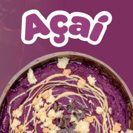 ACAI PASTE TOP FRUIT | Rubicone | Pack: box of 6 kg. - 2 buckets of 3 kg.; Product family: flavoring pastes | Pasta Açaí Top Fru