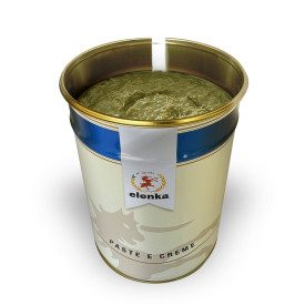 PISTACHIO DUBAI RIPPLE CREAM 5 KG - ELENKA | Elenka | Pack: bucket of 5 kg; Product family: cream ripples | Dubai Pistachio vari