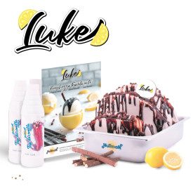 LUKE LEMON AND LIQUORICE ARTISANAL GELATO KIT NUTMAN | Nutman | Certifications: gluten free, lactose free, vegan; Pack: complete