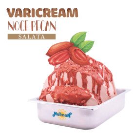 SALTED PECAN VARIEGATE - VARICREM NUTMAN 3 KG. | Nutman | Pack: bucket of 3 kg.; Product family: cream ripples | Salted caramel-