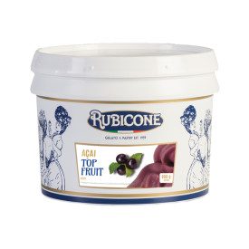 ACAI PASTE TOP FRUIT 6 KG. - RUBICONE | Rubicone | Pack: box of 6 kg. - 2 buckets of 3 kg.; Product family: fruit pastes | Açaí 