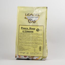 PEACH, ROSE AND LEMON 1,25 KG - FRUITY AND VEGGY READY BASE | Leagel | Pack: bag of 1,25 kg.; Product family: ice cream bases | 