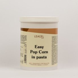 BASE EASY POP CORN IN PASTA 1,2 KG - BASE GELATO PRONTA - LEAGEL | Leagel | Certificazioni: senza glutine; Confezione: barattolo