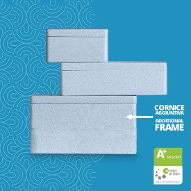 IMPILO BIGUSTO - CORNICE AGGIUNTIVA CCYCLED | Domogel | Confezione: scatola da 50 pz.; Tipo di prodotto: asporto | Vaschetta agg