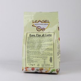 BASE EASY FIOR DI LATTE | Leagel | Certifications: gluten free; Pack: bag of 1,2 kg.; Product family: ice cream bases | A comple