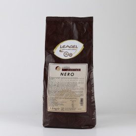 BASE CIOCCOLATO BOX NERO | Leagel | Certificazioni: senza glutine; Confezione: buste da 1,8 kg | Base per gelato al CIOCCOLATO F