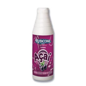 TOPPING ACAI - 1 KG. | Rubicone | Confezione: flacone da 1 kg.; Tipo di prodotto: topping | Salsa fluida al delizioso gusto di A