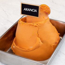 ORANGE PASTE 320405 | Certifications: gluten free; Pack: bucket of 3,5 kg.; Product family: fruit pastes | Orange ice cream past