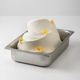 BANANA PASTE | Leagel | Certifications: gluten free; Pack: bucket of 3,5 kg.; Product family: flavoring pastes | Banana ice crea
