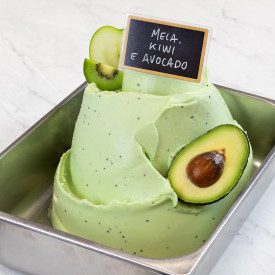 KIWI PASTE | Leagel | Certifications: gluten free; Pack: bucket of 3,5 kg.; Product family: flavoring pastes | Kiwi ice cream pa