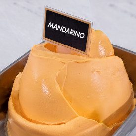 MANDARIN PASTE 321505 | Certifications: gluten free; Pack: bucket of 3,5 kg.; Product family: fruit pastes | Mandarin ice cream 