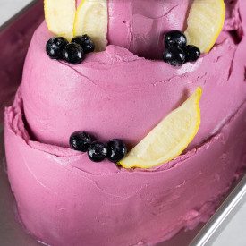 BLUEBERRY PASTE 322105 | Certifications: gluten free; Pack: bucket of 3,5 kg.; Product family: fruit pastes | Blueberry ice crea